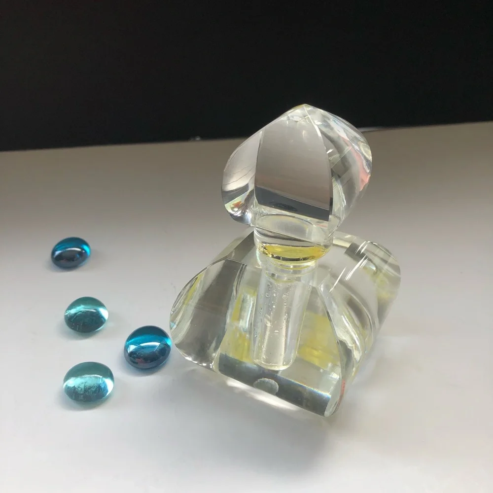 Vintage Two Piece Glass Perfume Bottle - Picture 2 of 8